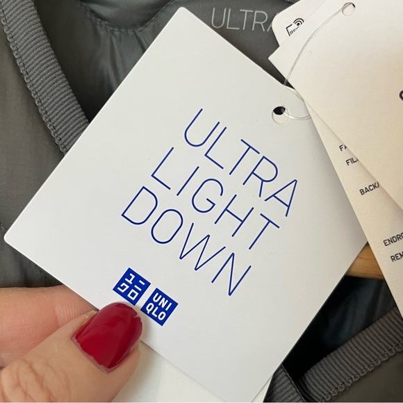 Uniqlo Ultra Light Down Relaxed Coat Olive XS Longline Quilted Jacket - Picture 8 of 14